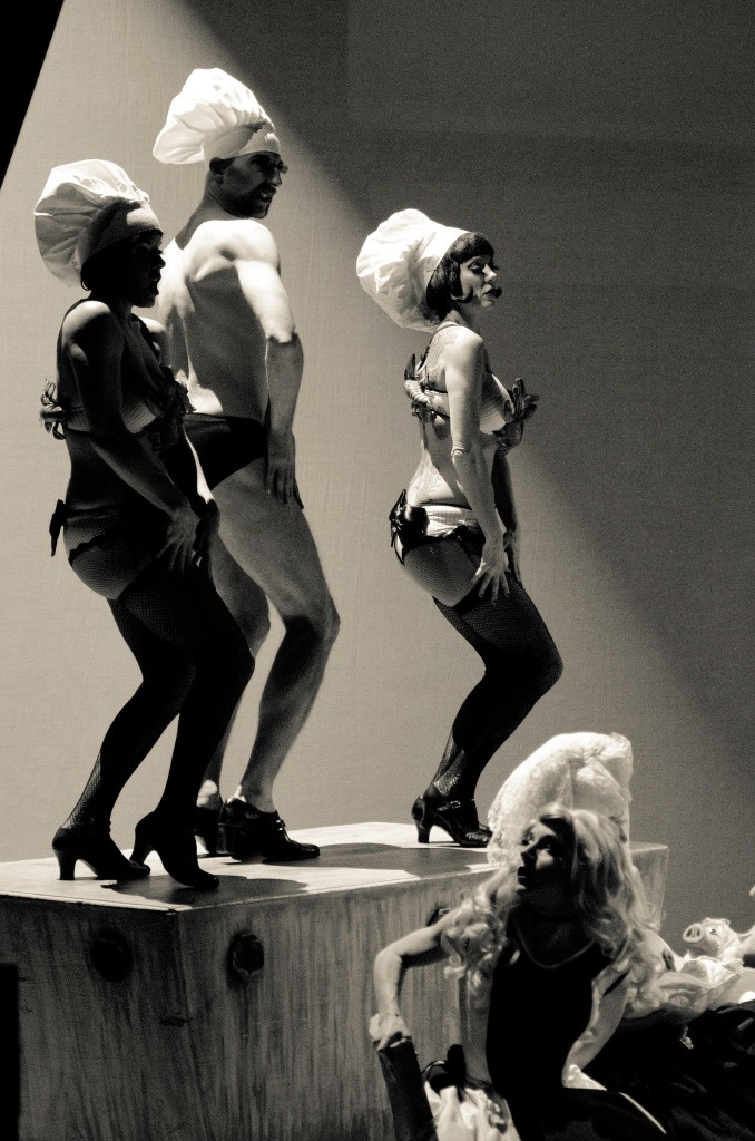 Some of the cast of Through the Looking Glass