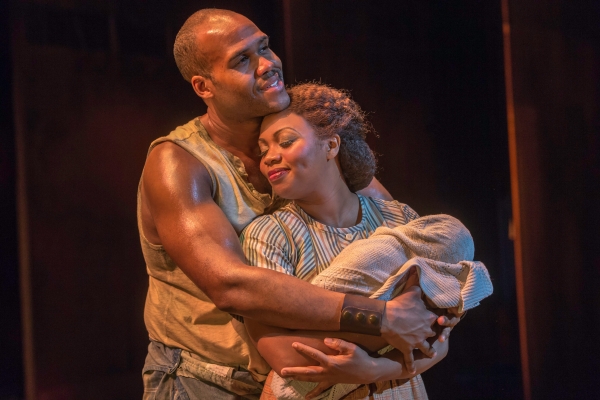 David Hughey as Jake and Sumayya Ali as Clara in the The Gershwins’ Porgy and Bess. Photo by Michael J. Lutch.