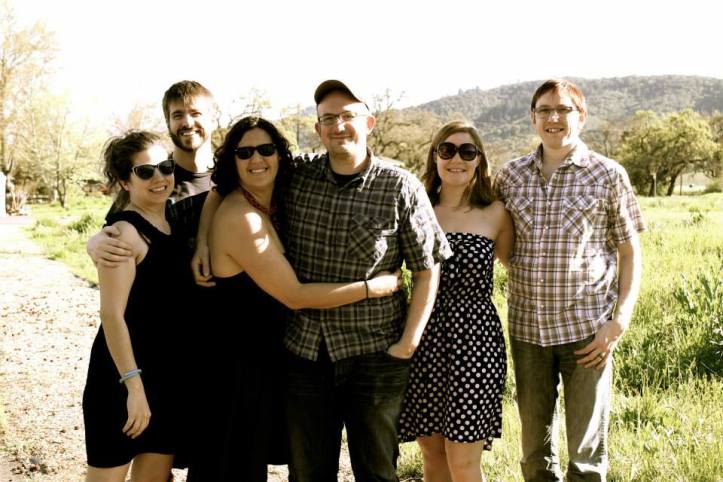 With Brandon, Morgan, Brian, Erin and Paul in Napa