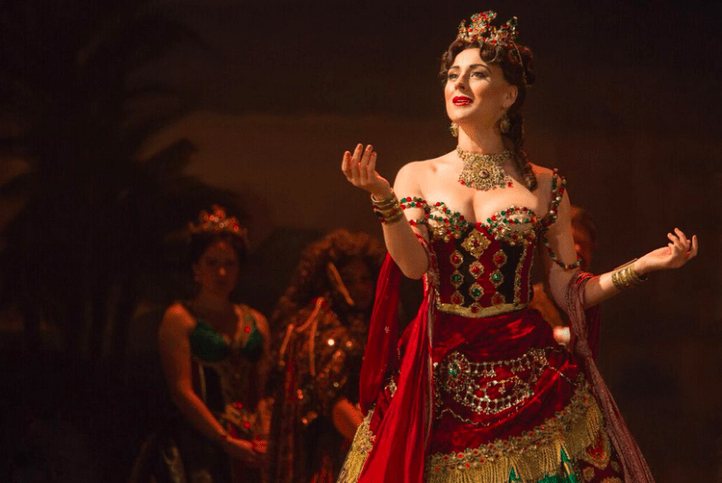 Jacquelynne Fontaine as Carlotta Giudicelli. Photo by Matthew Murphy.