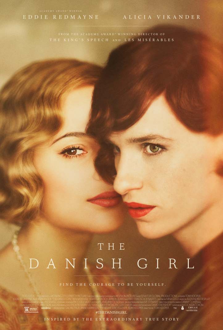 THE DANISH GIRL one sheet Color